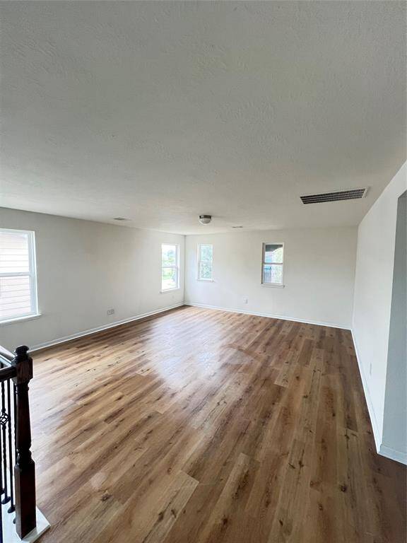 Another angle of the bright gameroom.
