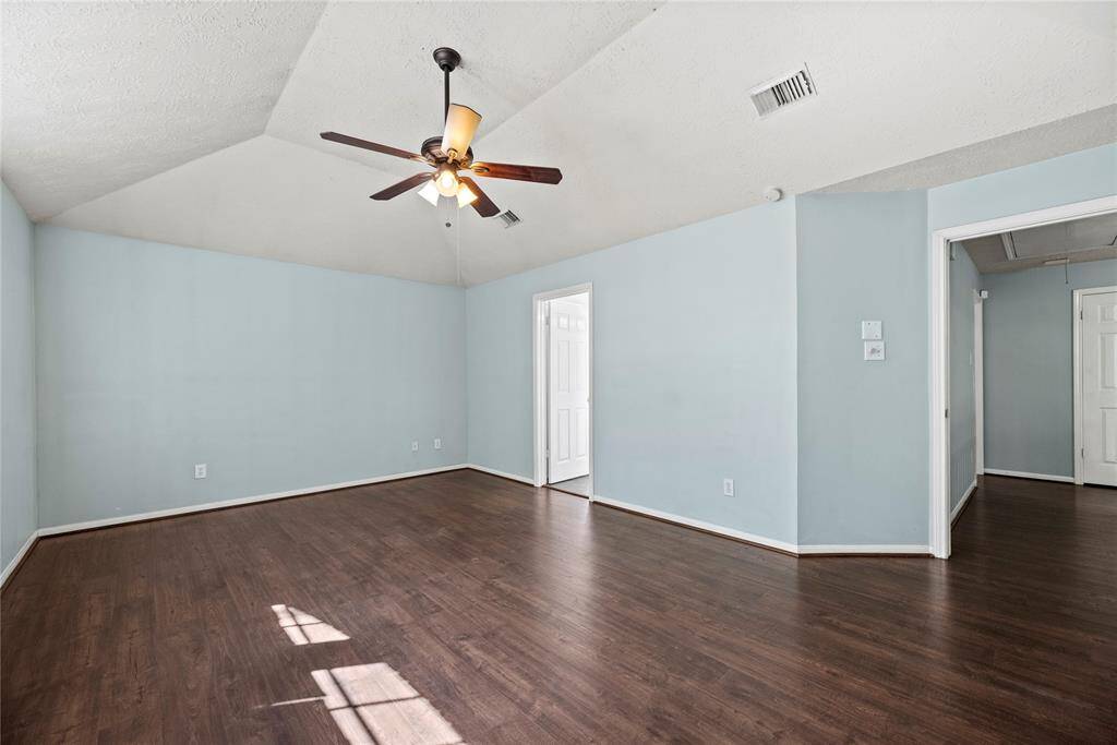 Spacious primary bedroom