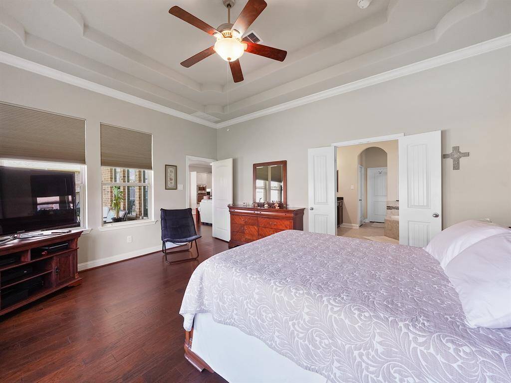 Great views of the backyard from this room.
