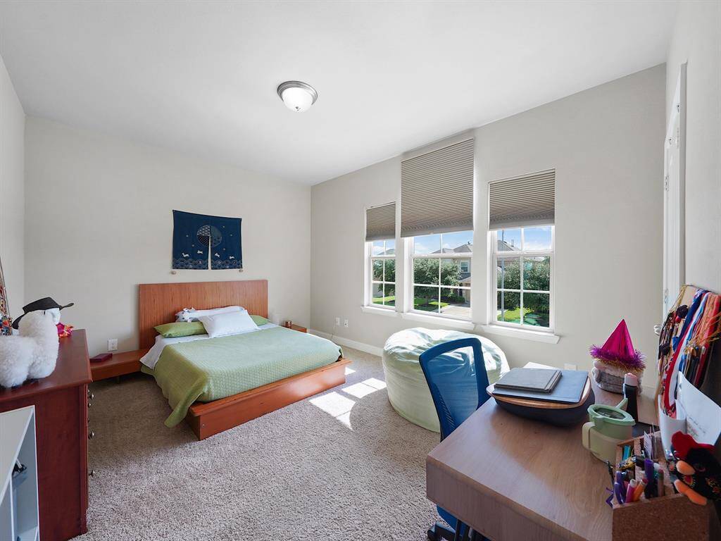 One of two bedrooms on the 2nd floor.  Secondary bedrooms are generously sized.