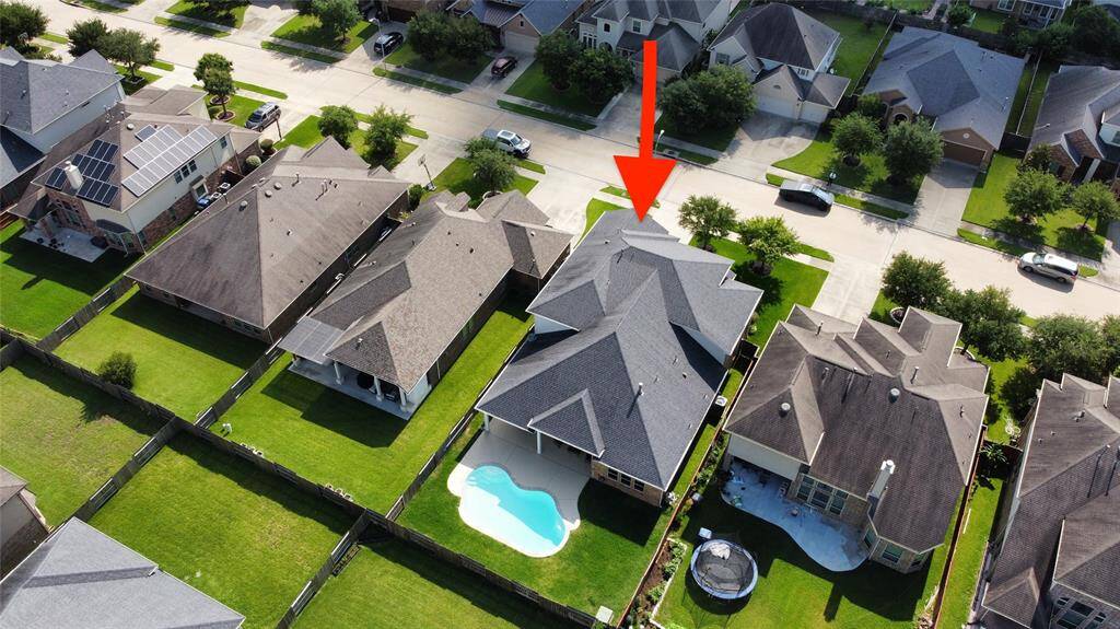Aerial view of 4202 Lodge Ranch Court.