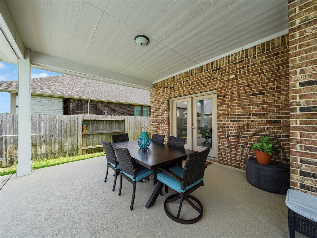 This is a great space to host BBQs.  Easily add an outdoor kitchen to make this space the perfect backyard oasis.