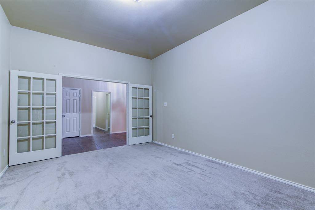Study is conveniently located at the front of the house close to the front door.
