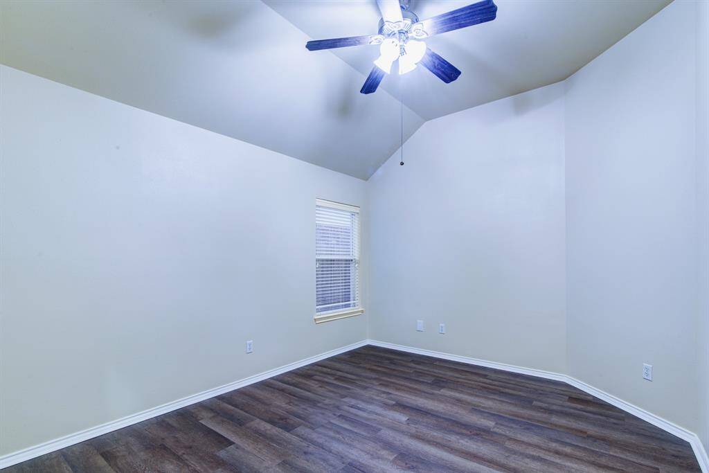 This room is connected to the Hollywood bath located at the front of the home.