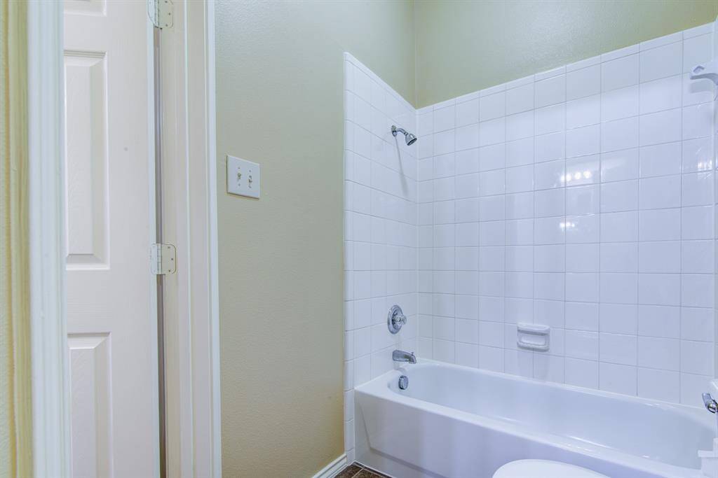 Both areas have access to the water closet.