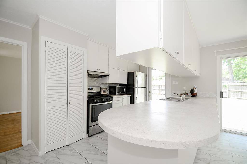 View pantry in kitchen.