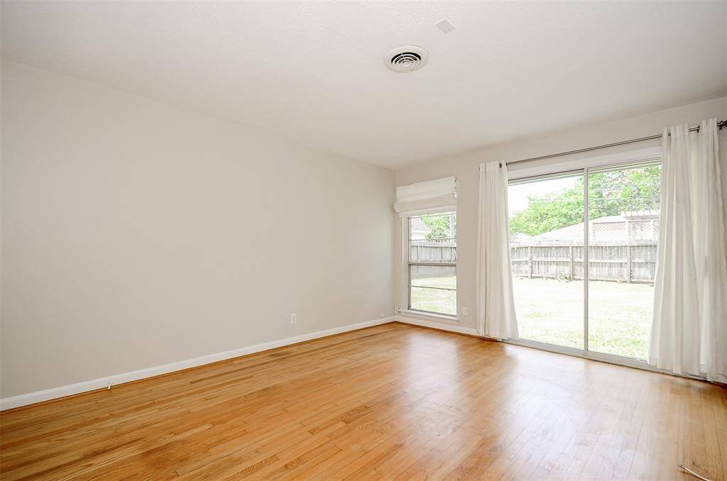 Light and bright with lots of big windows.
