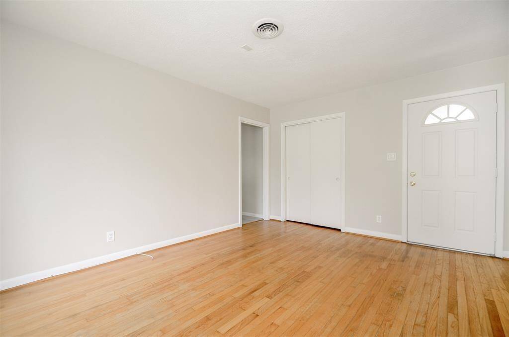 Beautifully refinished hardwood floors.