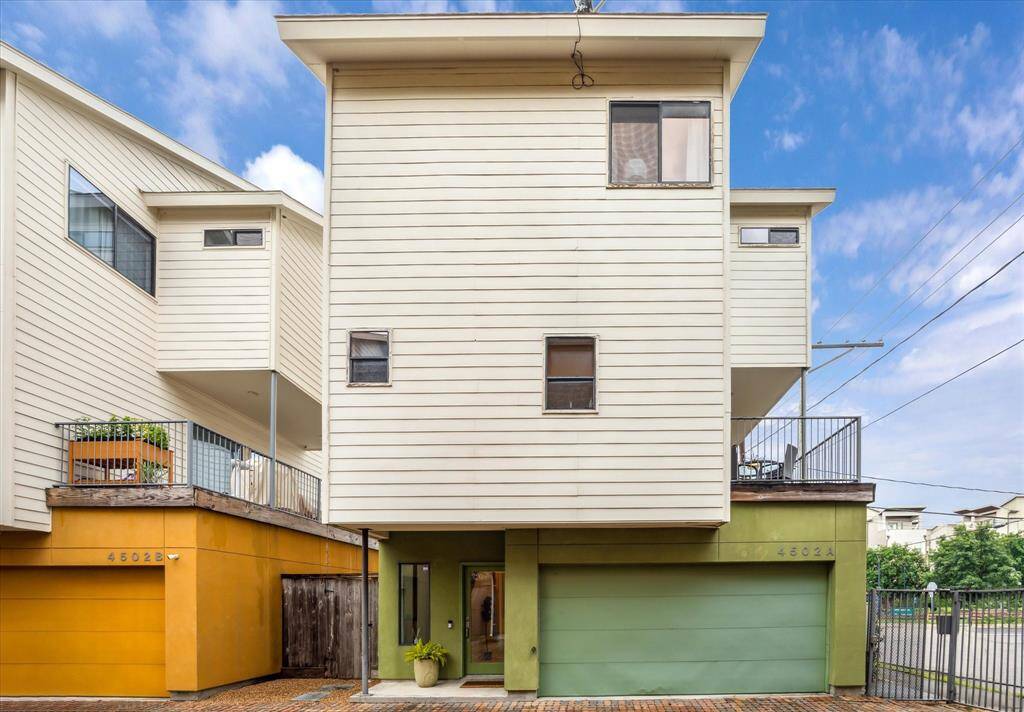 Inviting first-floor entry with elegant tile flooring and convenient garage access.