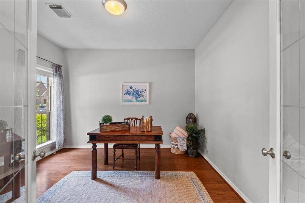 Freshly painted home office/study with French doors, PERFECT FOR THOSE WHO WORK FROM HOME