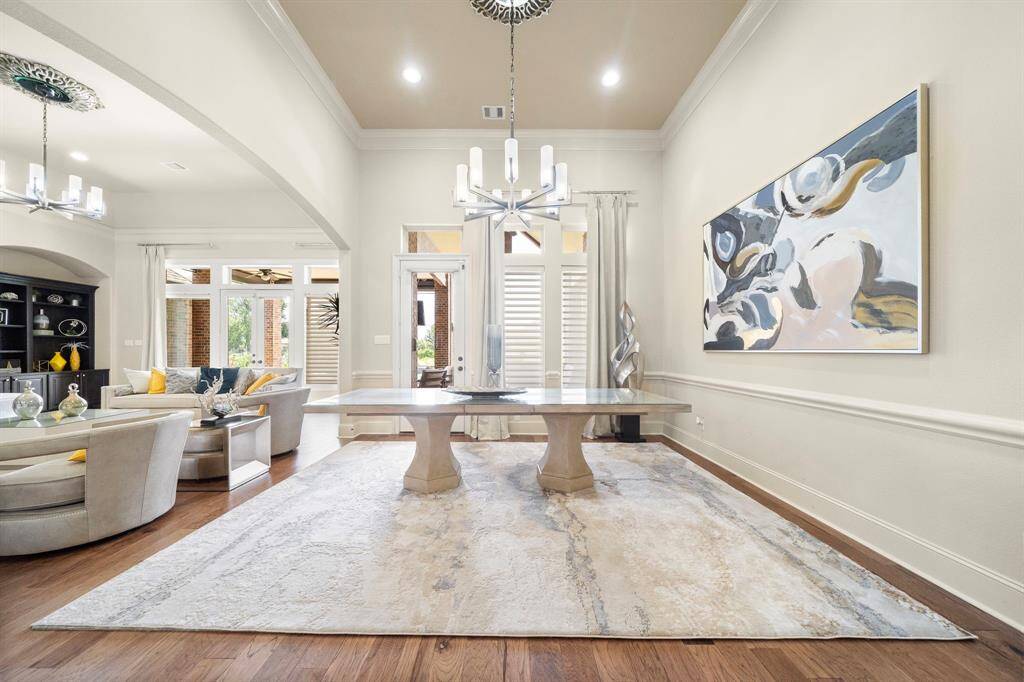 Formal Dining Area that opens into Living Area!