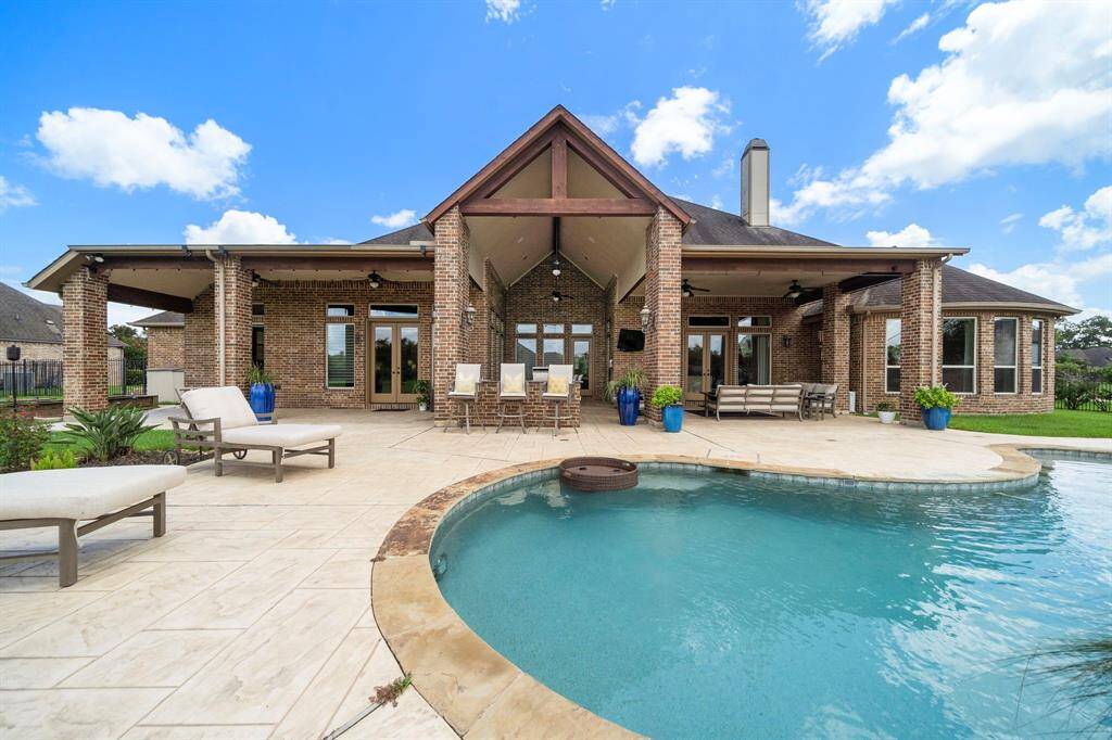 This Luxurious Pool Area is the center of attention at any get together!