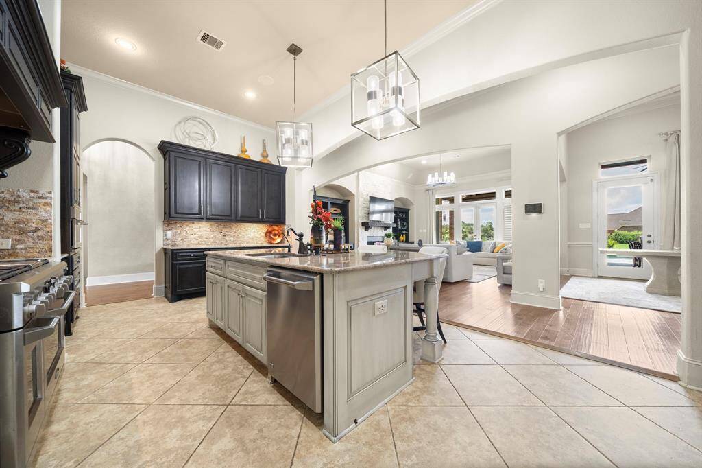 Lots of Counter and Cabinet Space in this Beautiful Kitchen!