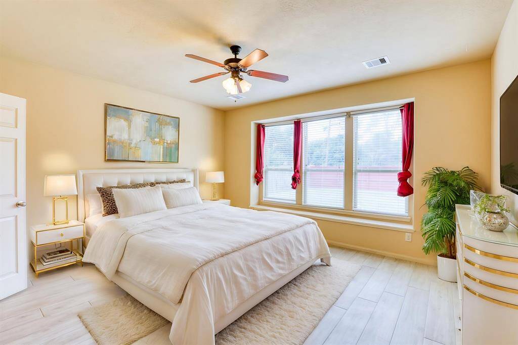 Virtually Staged Primary Bedroom