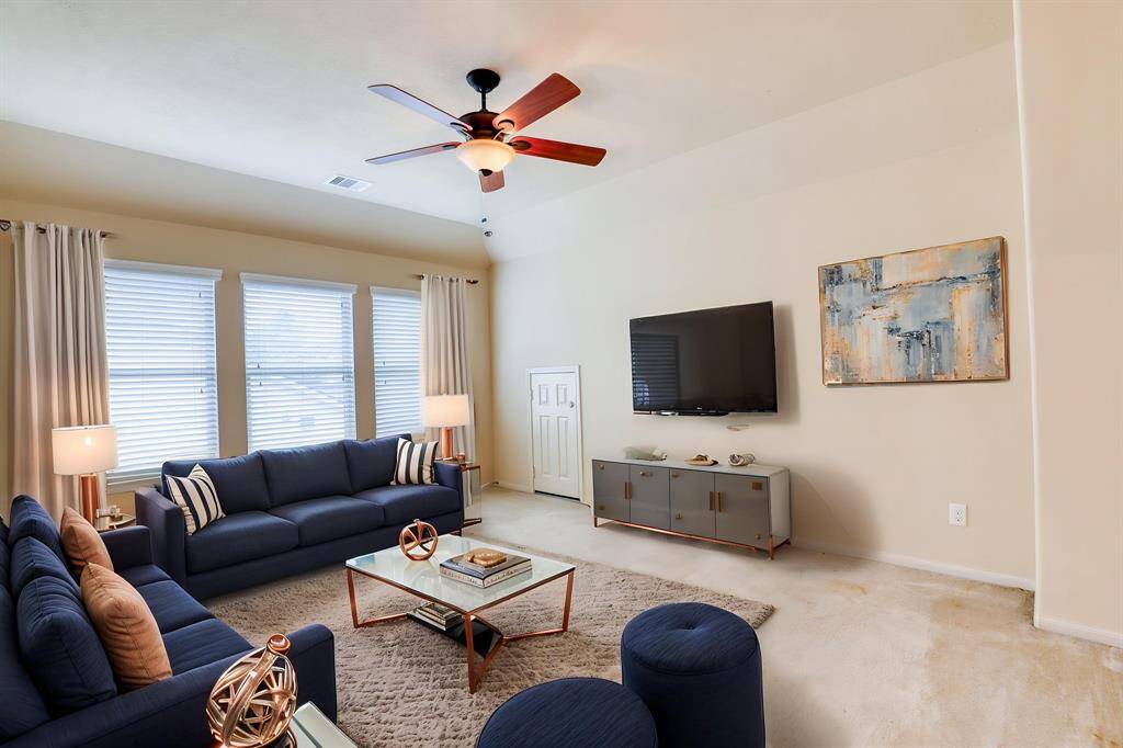 Upstairs Gameroom Virtually Staged