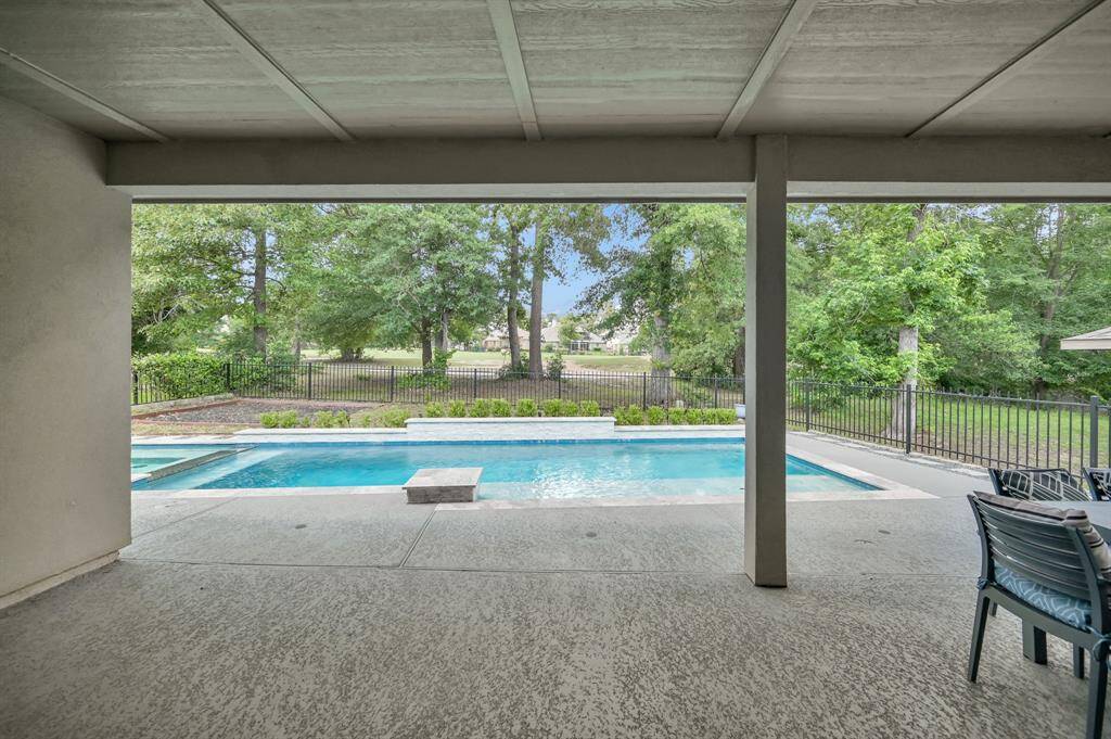 Extended Patio with extended decking.