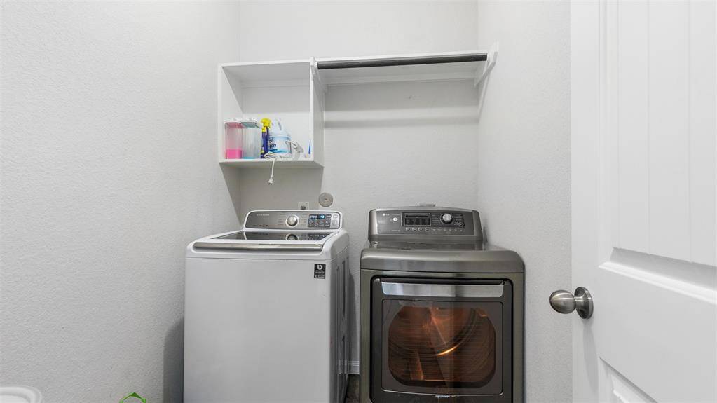Downstairs laundry room