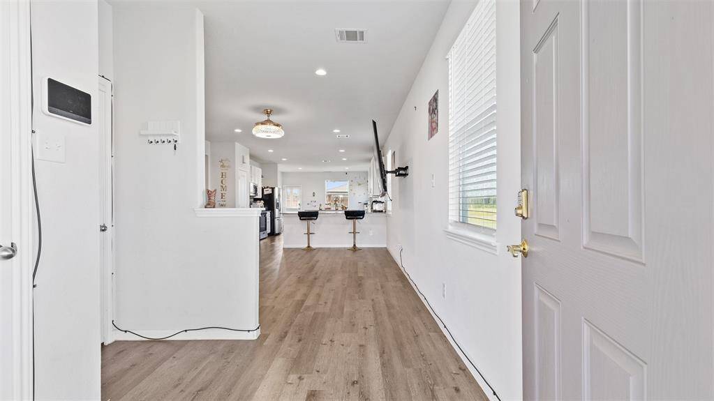 Walk into an open floorplan