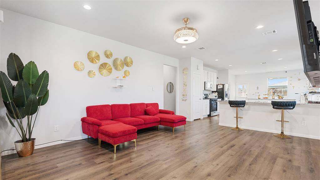 Beautiful open living space is perfect for entertaining