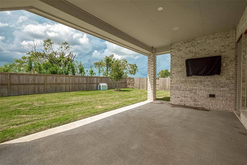 Extended Covered back Patio