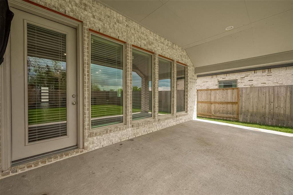 Extended Covered back Patio