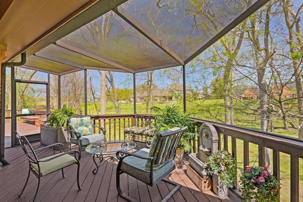 This Backyard oasis can be seen and enjoyed from just about every room of the home!