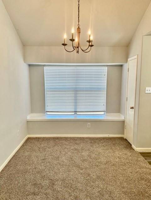Dining Room with window seat