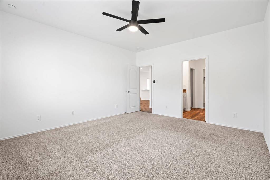 Master bedroom with easy ensuite access