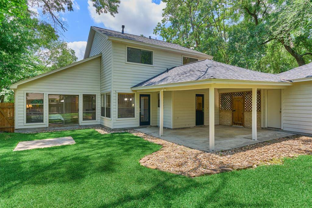 Whether you're having a relaxing evening on the patio or entertaining guests, you'll love the peaceful backyard.
