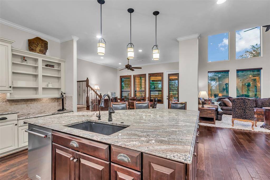 Kitchen opens to the family room for seamless entertainment