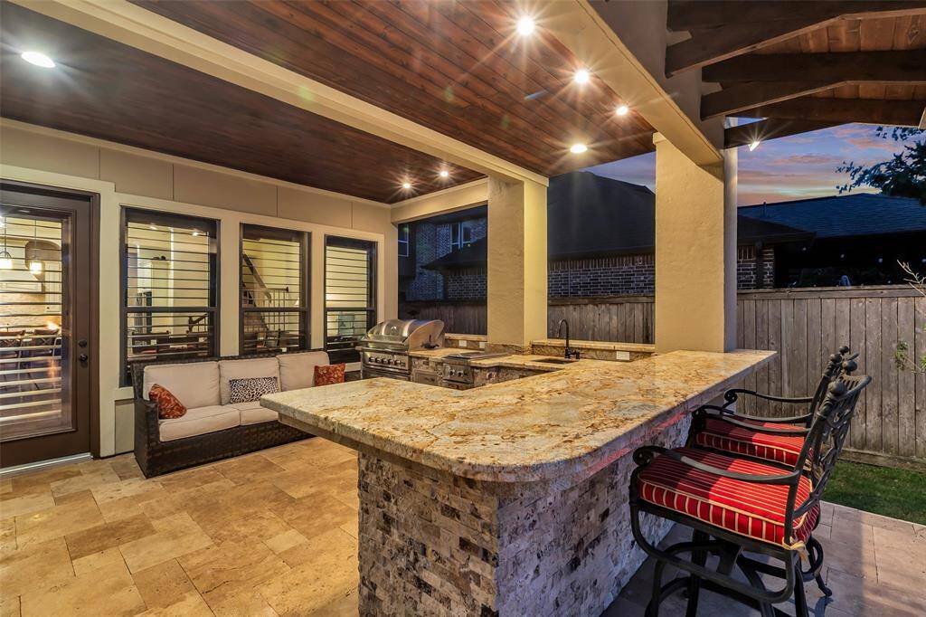 Hop outside to grill your favorite meal and dine al fresco anytime your heart desires.