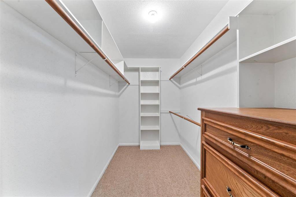The primary has a massive walk-in closet.