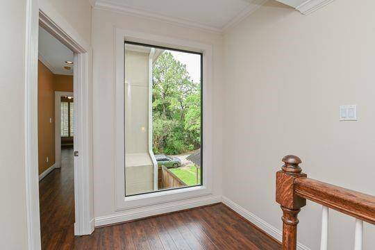 Natural light is found through out the home.  This window provides a lovely view.