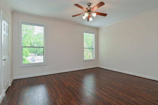 Secondary bedroom is located on the 2nd floor & overlooks the back patio!