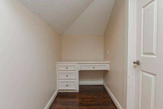 A study nook in the game room provides a quite spot!