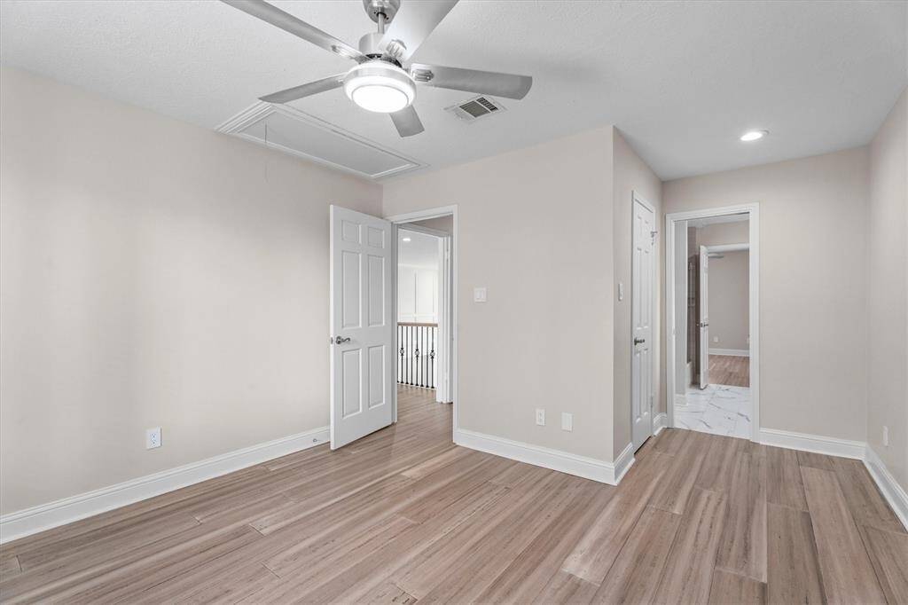 upstairs bedrooms