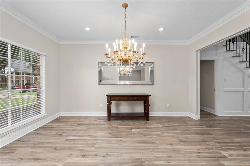 Dining Room,  Chandelier is excluded, but another one will be installed prior to closing