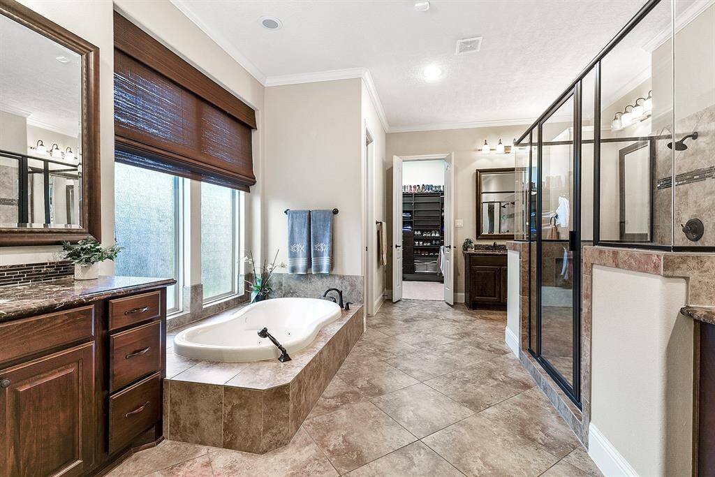 Another view of the primary bathroom.