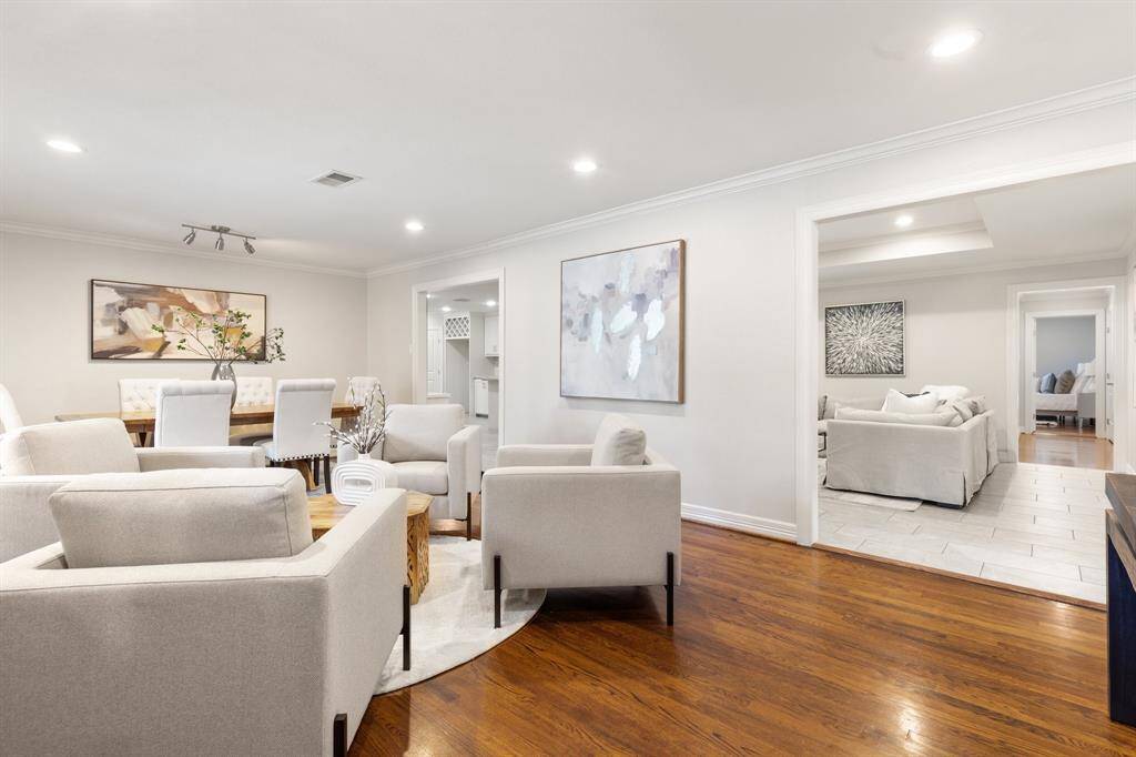 Entertain in your formal living and dining spaces