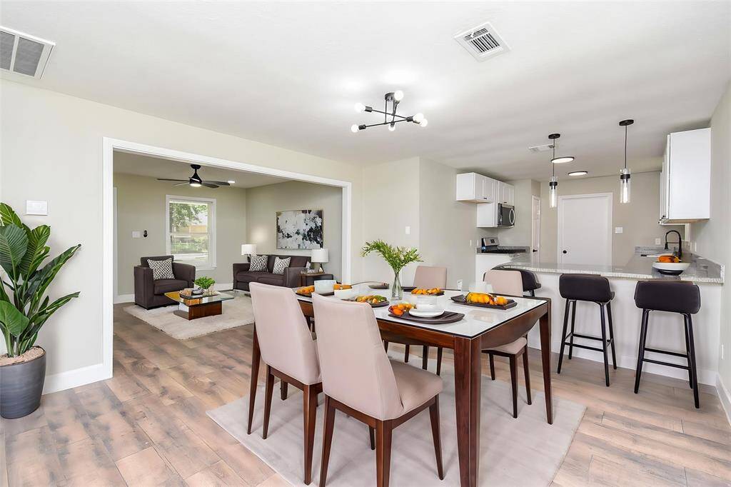 Notice the seamless flow between rooms, giving easy access to the home.