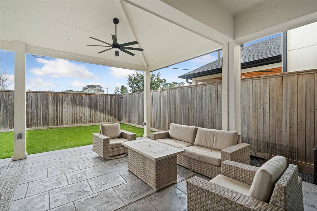 Roof and patio extension and still ample room for play and pet!