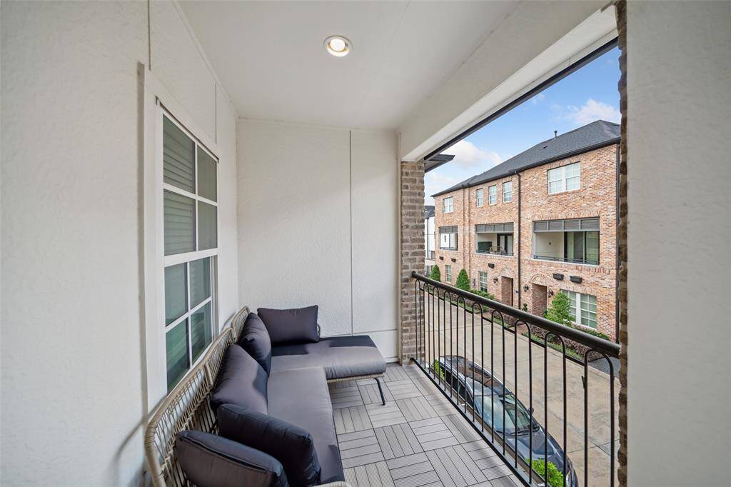 Balcony off primary bedroom