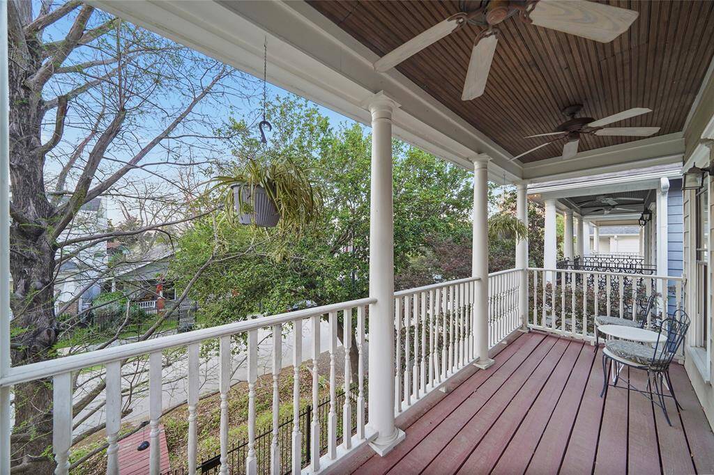 2nd Floor Porch - only accessible from Primary Bedroom