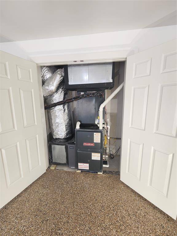 Relocated furnace/AC Coil
