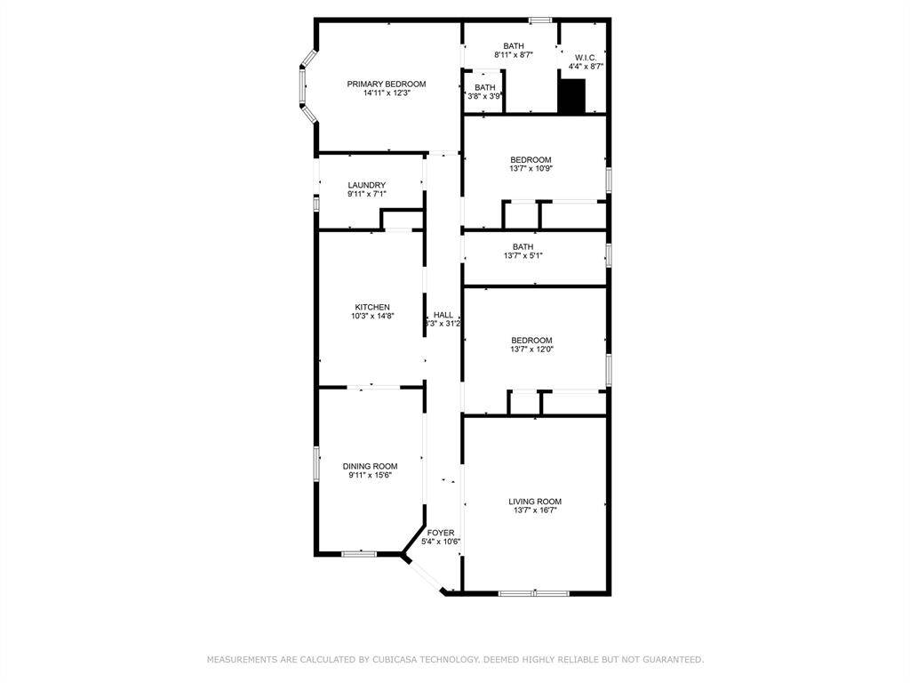 Primary home floor plan