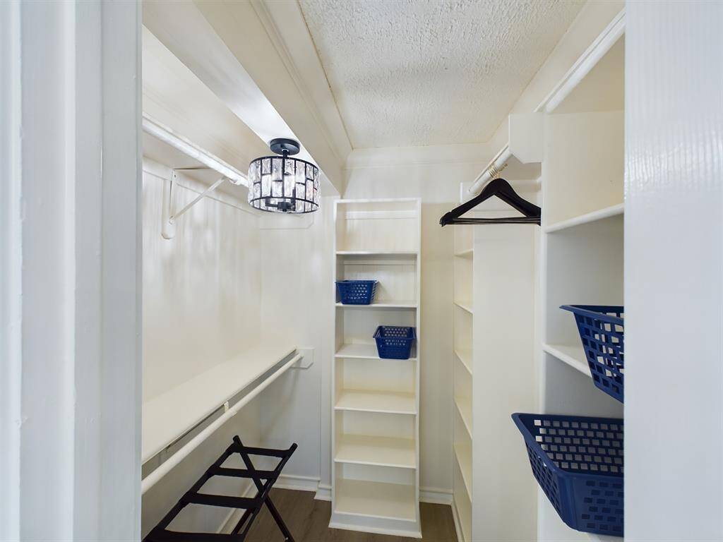 Neatly Organized Primary Closet