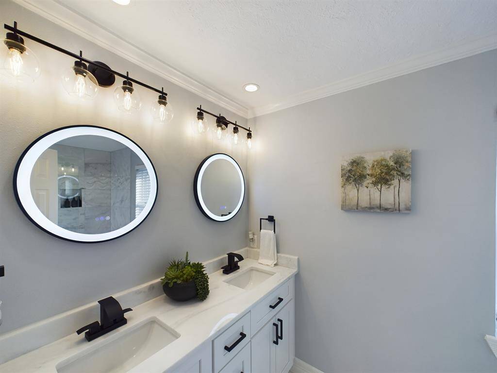 Another Gorgeous Dual Vanity in the Common Upstair Bath