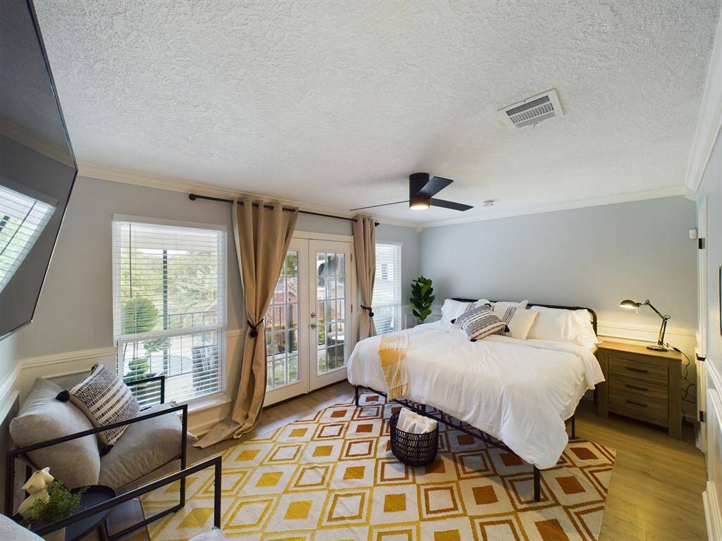 2nd Upstairs Bedroom with Private Balcony Access