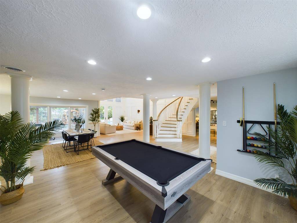 Defined by Columns, This Room Previously Served as a Formal Living Room