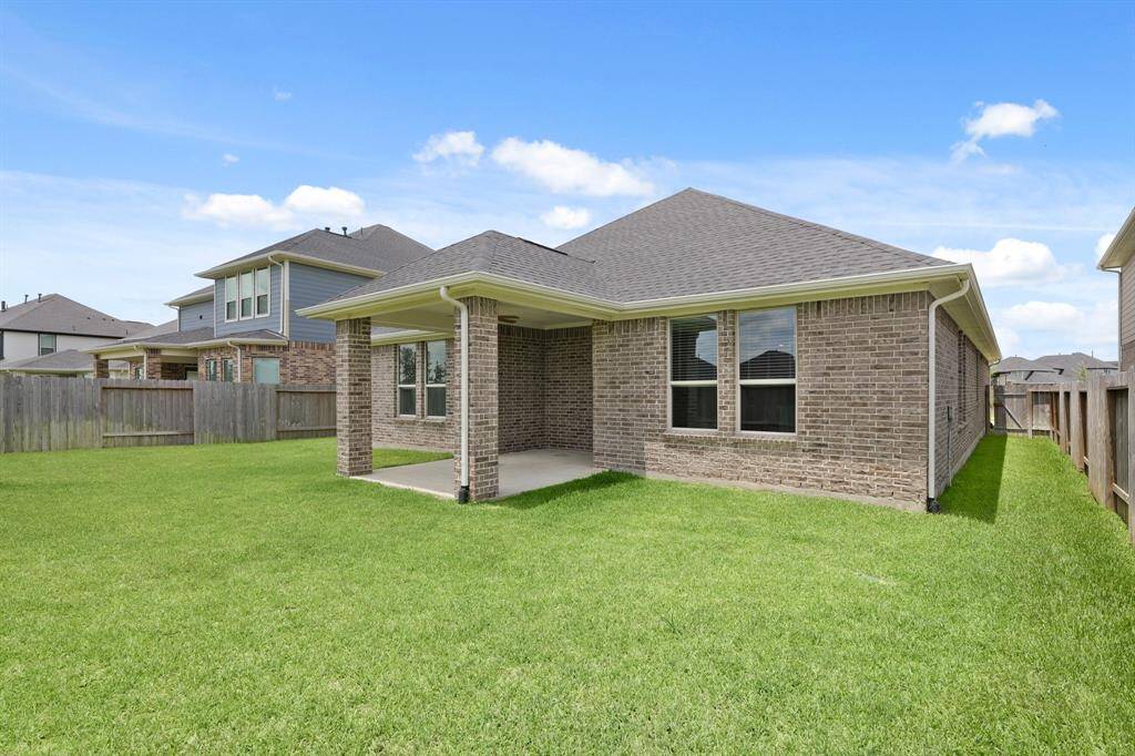 A Covered Patio extends your living space outdoors, with a French drain system in place to improve drainage and maintain the foundation’s integrity.